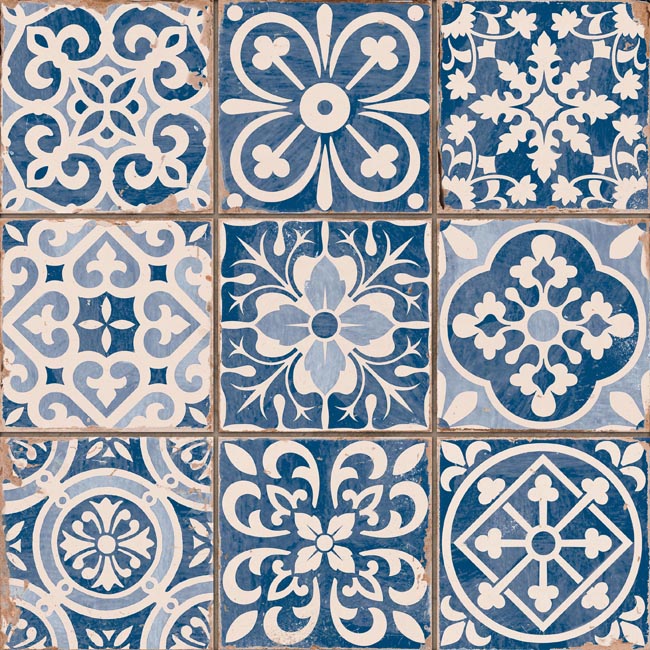 FS Faenza-A (Blauw) 33x33 FS Faenza-A (Blauw) 33x33